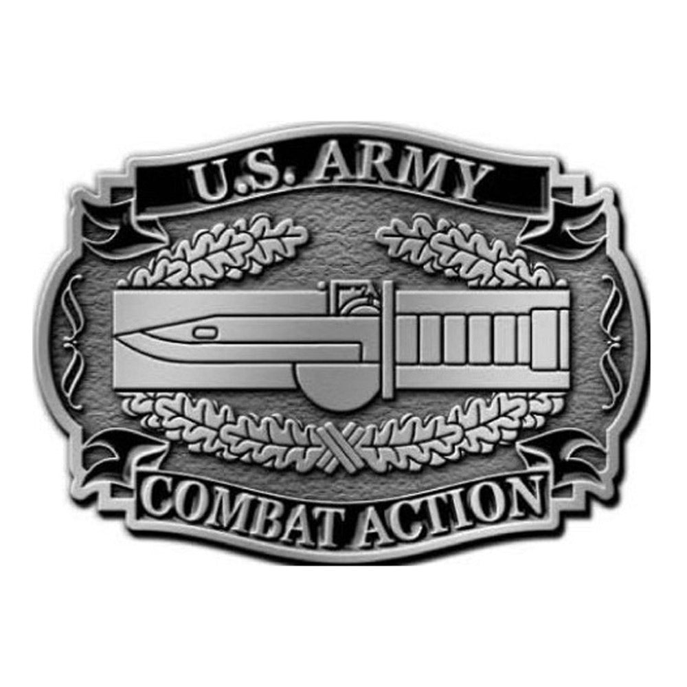 US Army Combat Action Badge Cab Belt Buckle - B0118