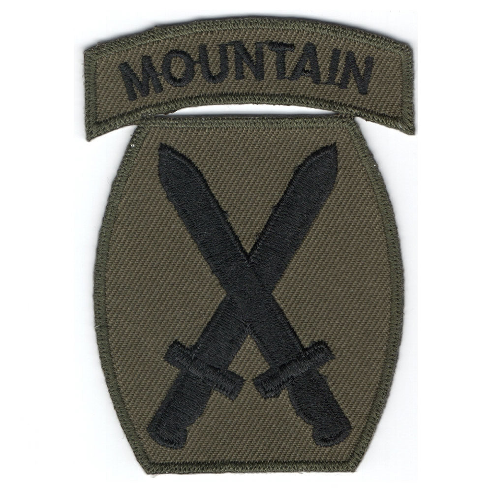 U.S. Army 10th Mountain Infantry Division Patch PM0779