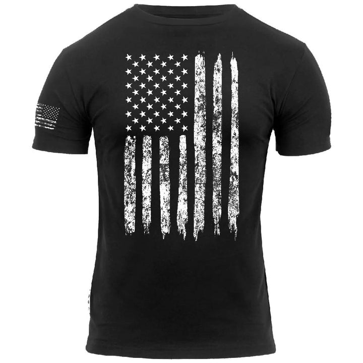 Rothco Distressed US Flag Athletic Fit T-Shirt 2901