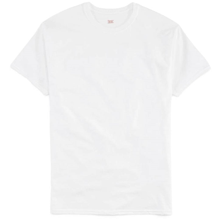 Hanes 6 Pack White Crew Neck T-Shirt - 2135P6