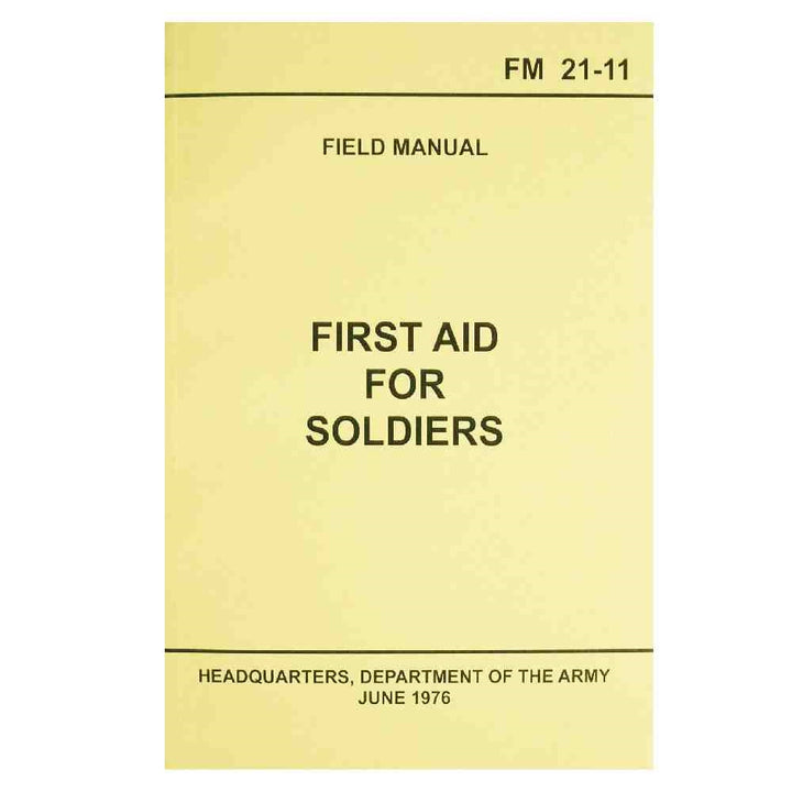 First Aid For Soldiers Manual 14003