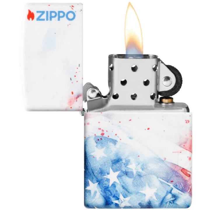 Zippo Watercolor Flag Design Lighter - 47209