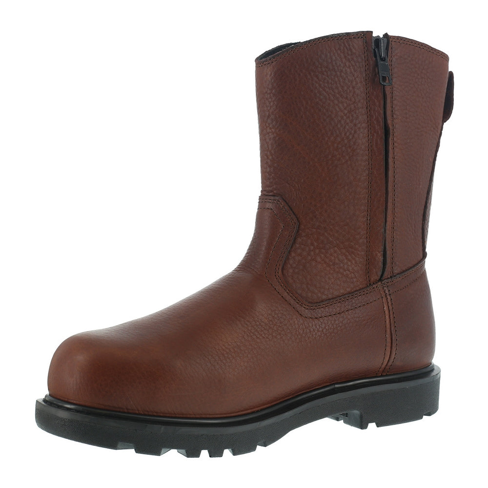 Iron Age Hauler Composite Toe Wellington with Flex Met Internal Met Guard and Side Zipper Work Boot IA0195