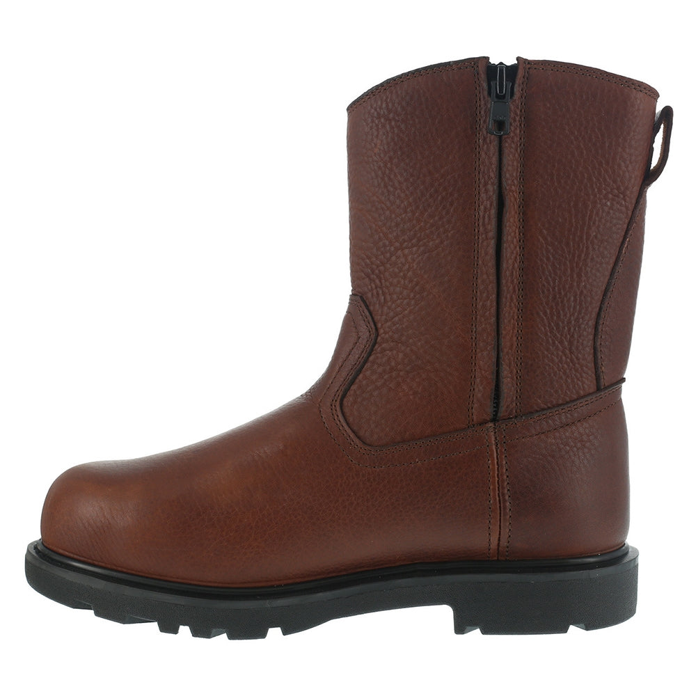 Iron Age Hauler Composite Toe Wellington with Flex Met Internal Met Guard and Side Zipper Work Boot IA0195