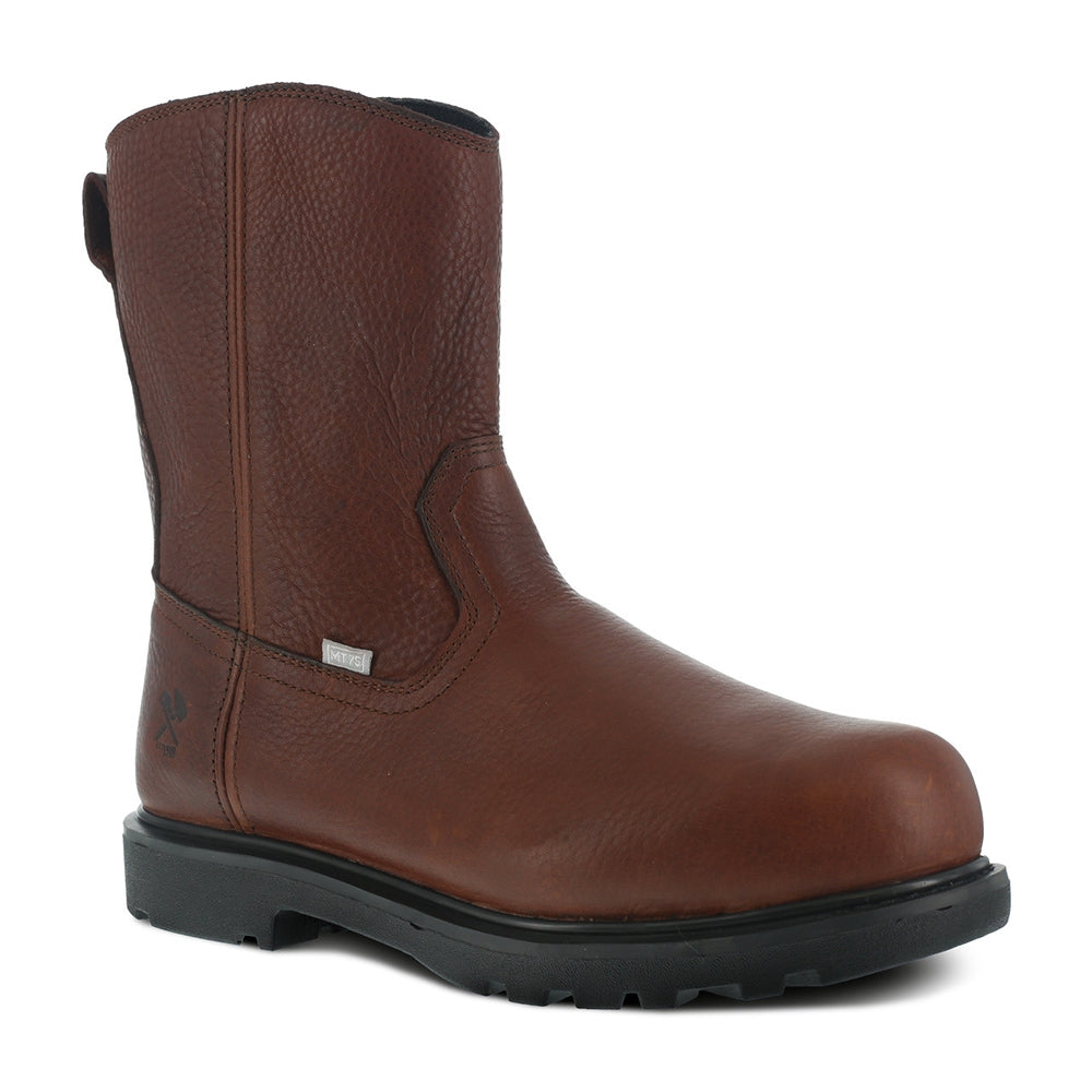 Iron Age Hauler Composite Toe Wellington with Flex Met Internal Met Guard and Side Zipper Work Boot IA0195