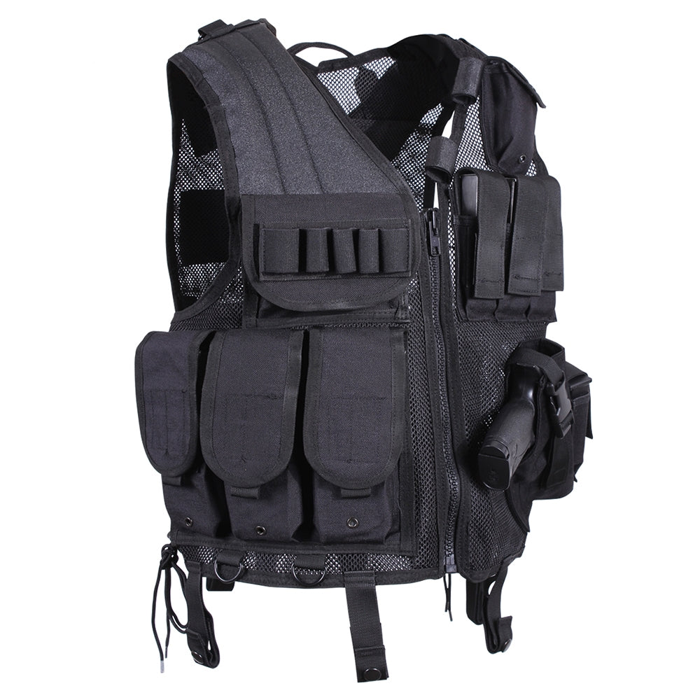 Rothco Black Quick Draw Tactical Vest - 6594