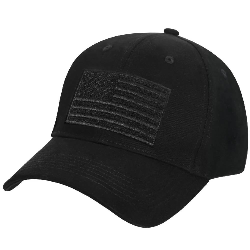 Rothco Black US Flag Low Profile Cap 5289
