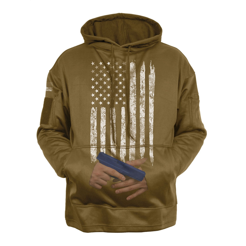Rothco Distressed US Flag Sweatshirt - 8081
