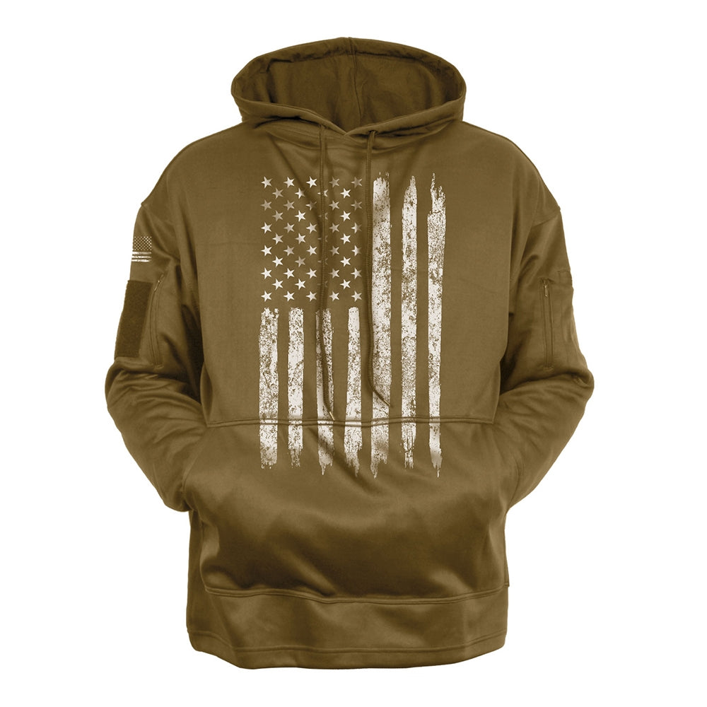 Rothco Distressed US Flag Sweatshirt - 8081