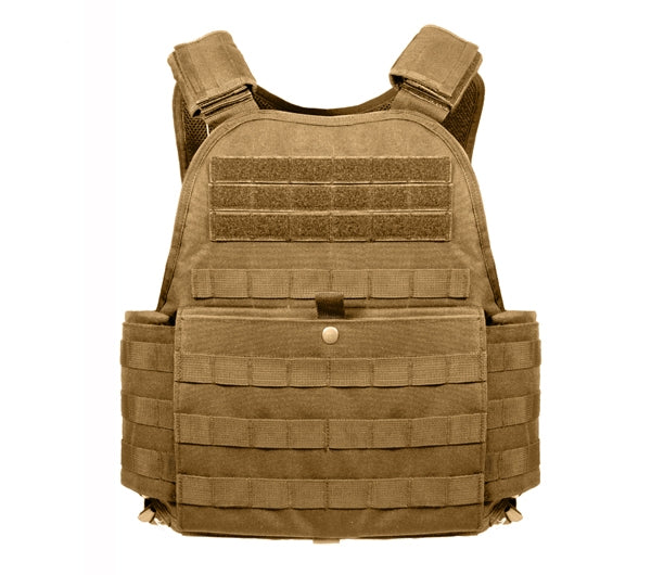 Rothco Coyote Molle Plate Carrier Vest - 8923