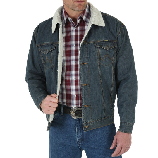 Wrangler Sherpa Lined Denim Jacket 74256RT