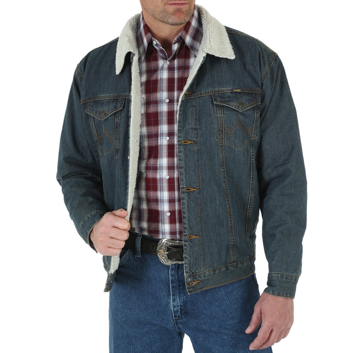 Wrangler Sherpa Lined Denim Jacket 74256RT