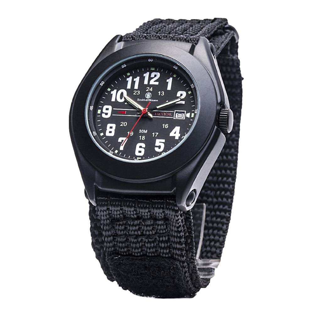 Smith &amp; Wesson Tactical Black Face Watch SWW-W-HF12BT