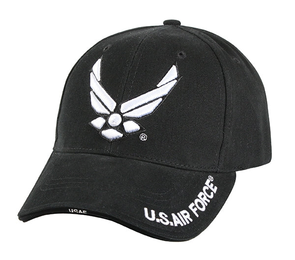 Rothco Black New Wing Air Force Cap - 9384