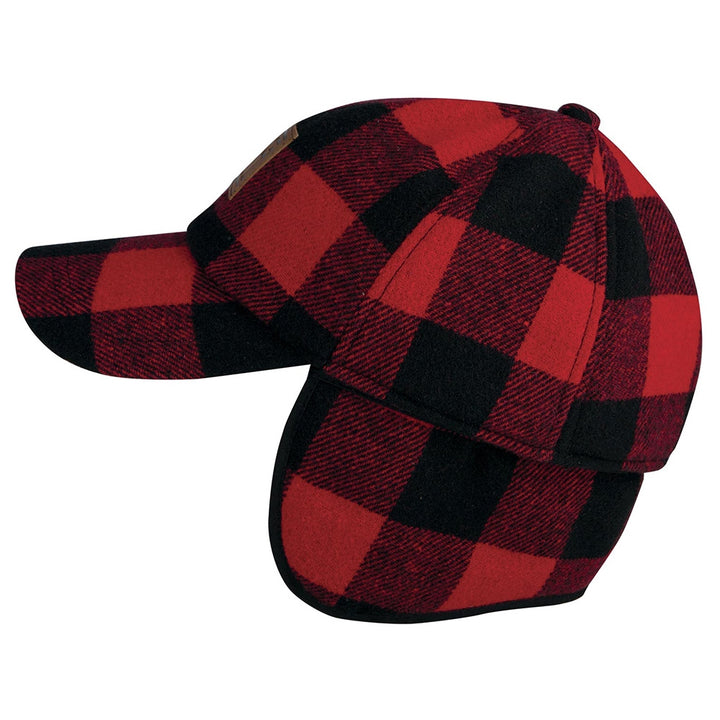 Big Bill Plaid Wool Hunting Hat with Ear Flaps BBHHAT2