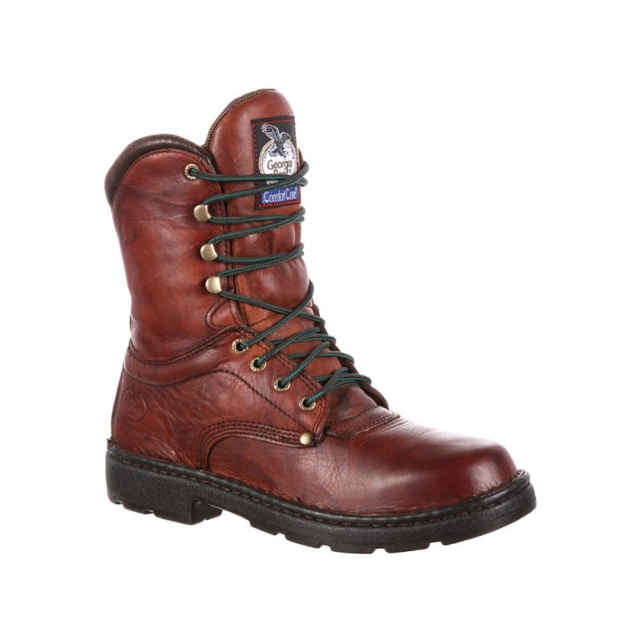 Georgia Eagle Light Slip Resistant Lace Up Steel Toe Work Boot G8083