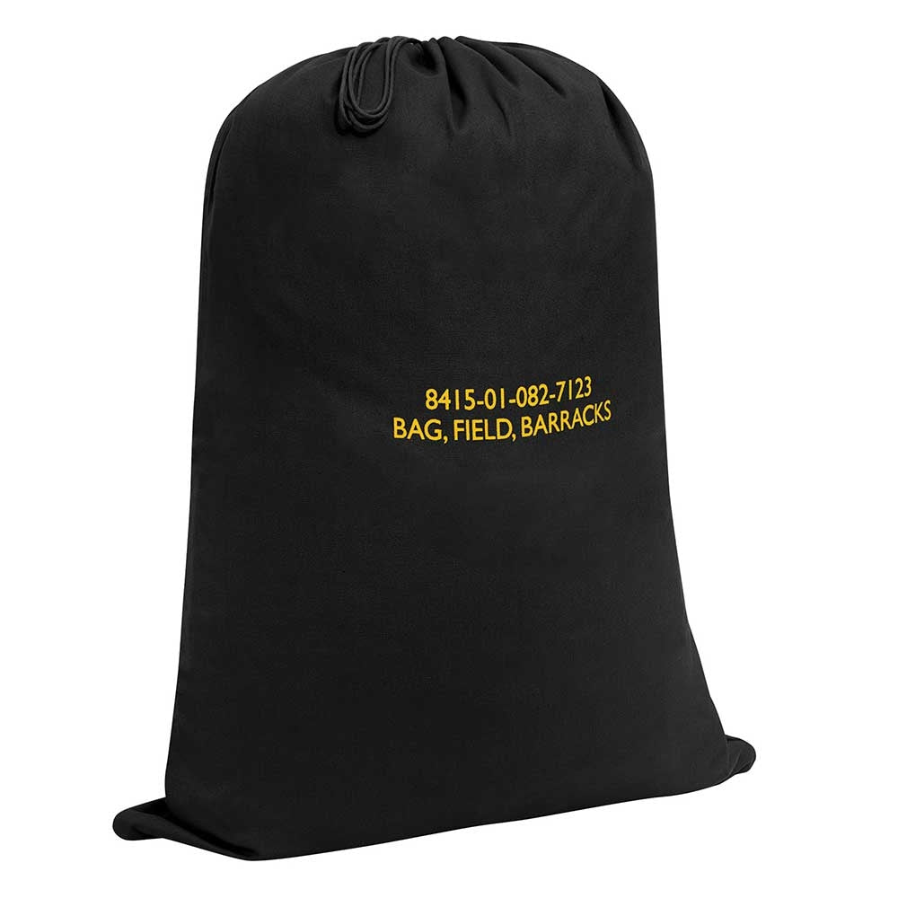 Rothco Black GI Type Canvas Barracks Bag 26710
