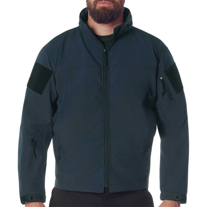 Midnight Navy Blue Lightweight Soft Shell Jacket 52620