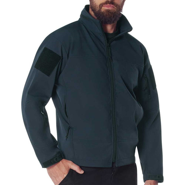 Midnight Navy Blue Lightweight Soft Shell Jacket 52620