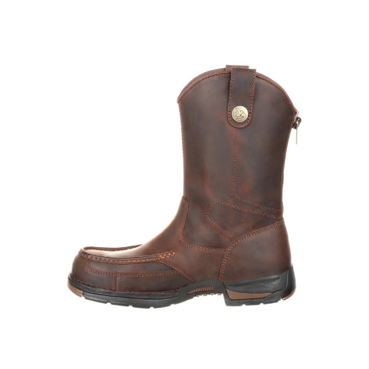 Georgia Athens Slip Resistant Pull On Moc toe Work Boot GB00226