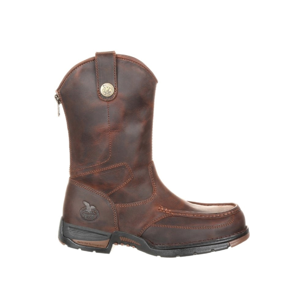 Georgia Athens Slip Resistant Pull On Moc toe Work Boot GB00226