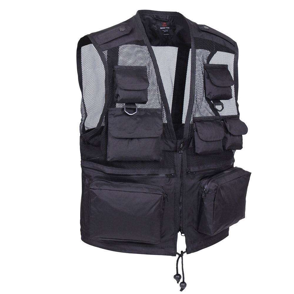 Rothco Black Recon Vest - 6484