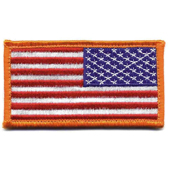 Rothco Reversed US Flag Patch With Hook Back 17778