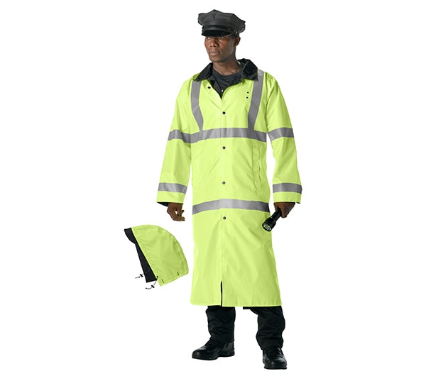 Rothco 3905 Hooded Reflective Rain Parka
