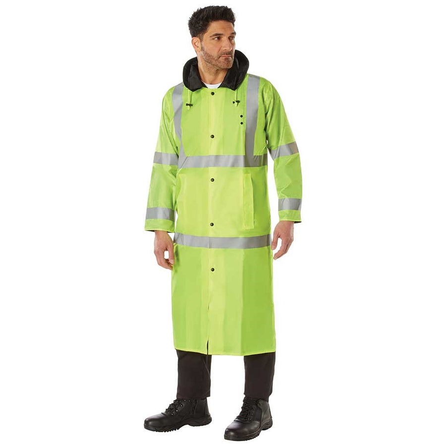 Rothco 3905 Hooded Reflective Rain Parka
