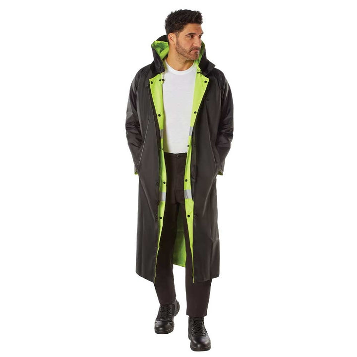 Rothco 3905 Hooded Reflective Rain Parka