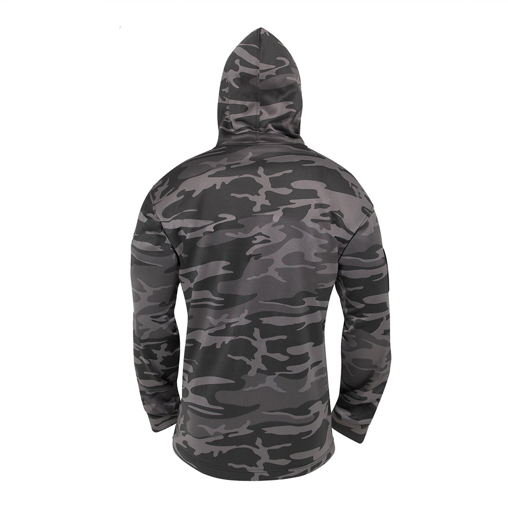 Rothco Black Camo Concealed Carry Hoodie - 6135
