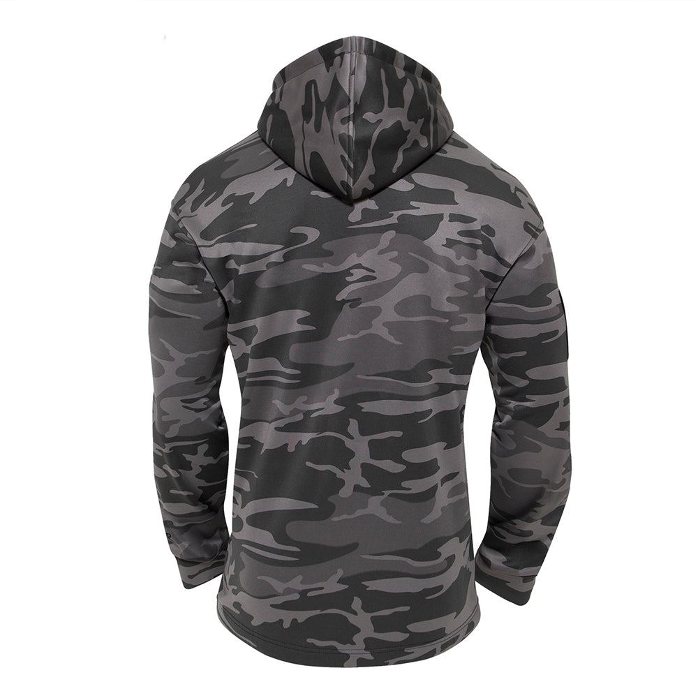 Rothco Black Camo Concealed Carry Hoodie - 6135