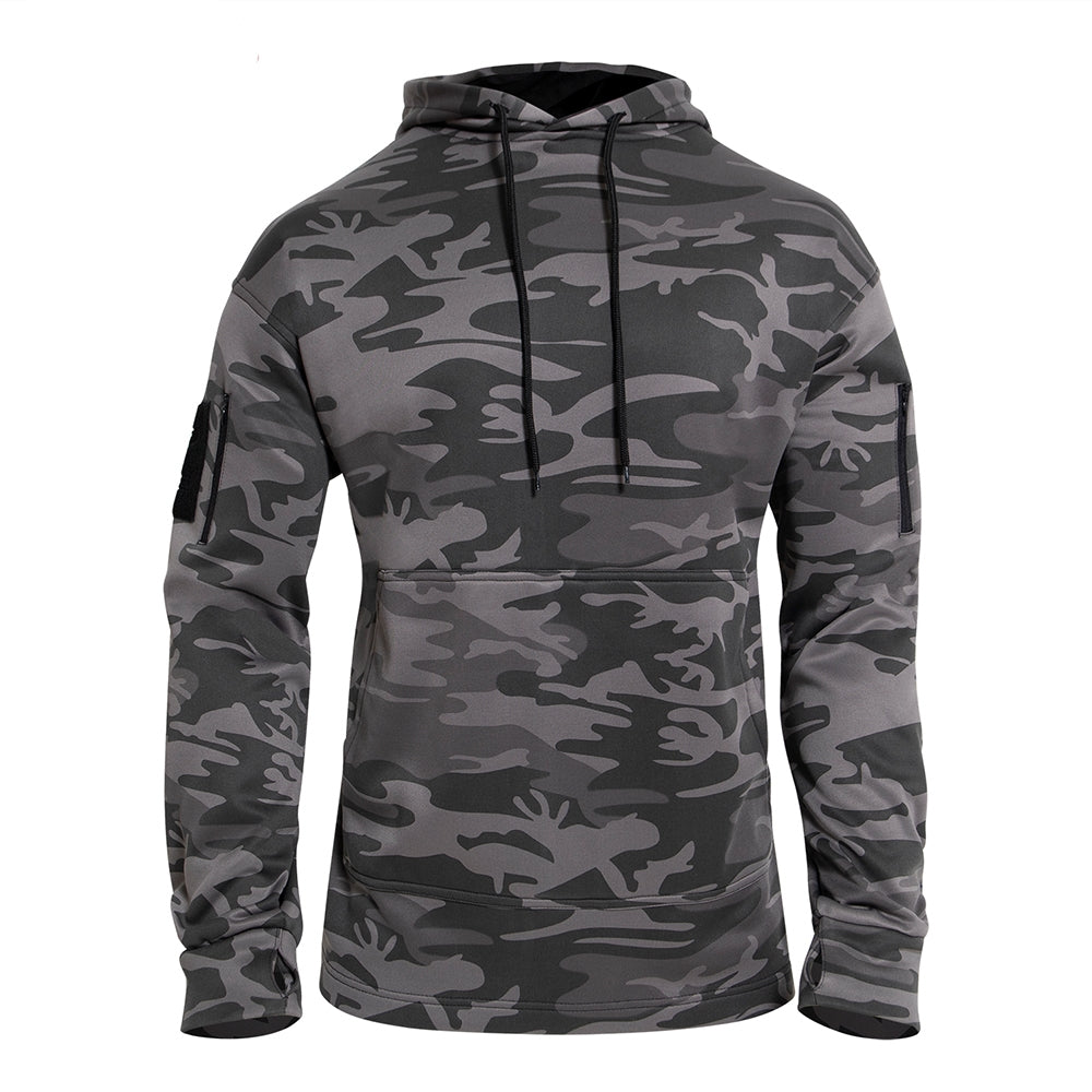 Rothco Black Camo Concealed Carry Hoodie - 6135