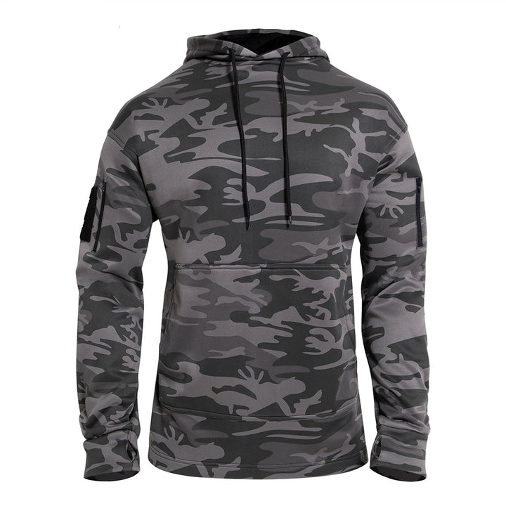Rothco Black Camo Concealed Carry Hoodie - 6135