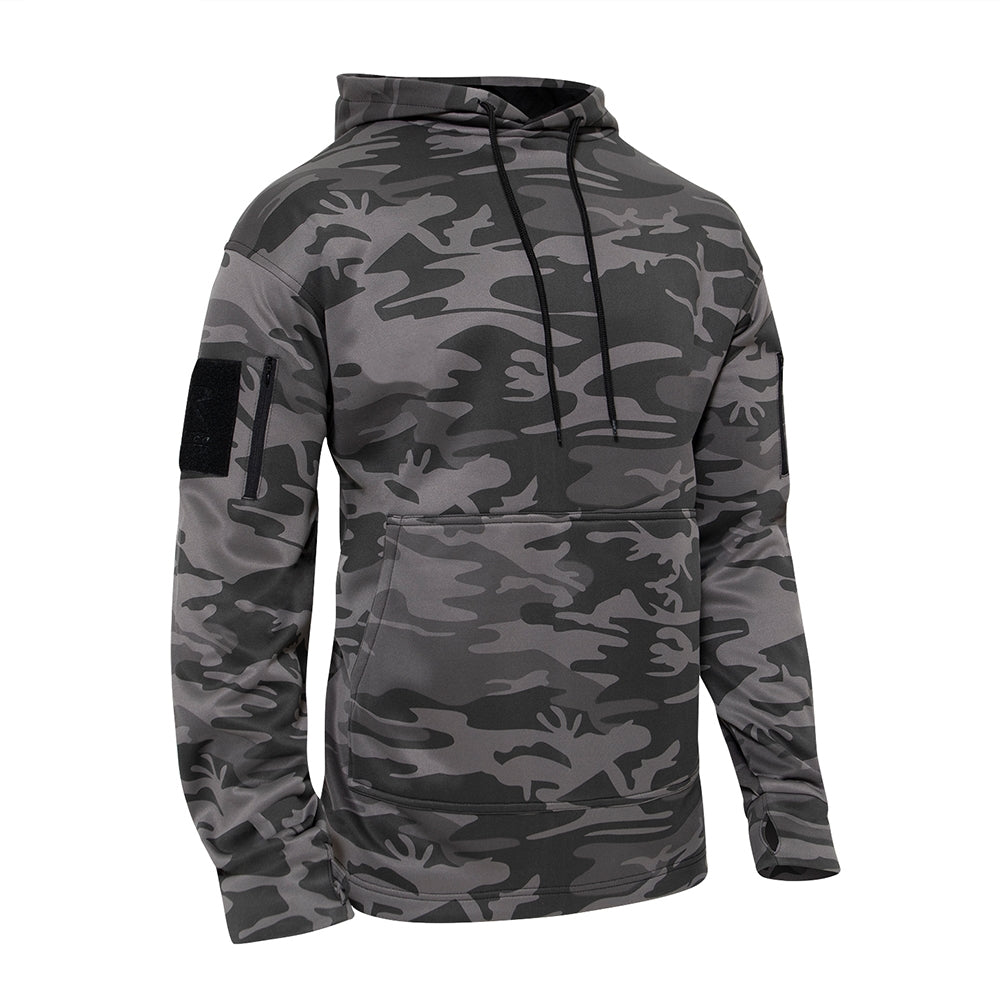 Rothco Black Camo Concealed Carry Hoodie - 6135