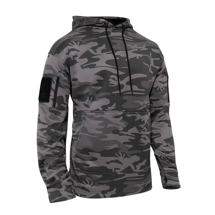 Rothco Black Camo Concealed Carry Hoodie - 6135