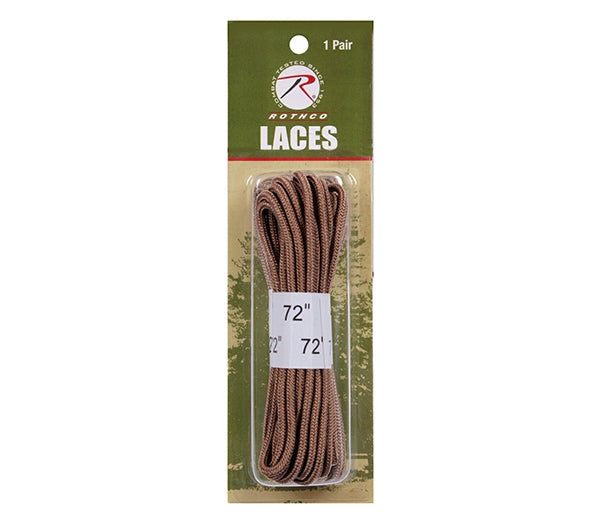 Rothco 72 inch Coyote Brown Boot Laces - 7808