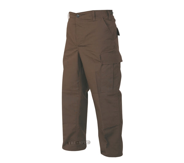 Tru-Spec Brown Poly Cotton Rip-Stop BDU Pants-1343