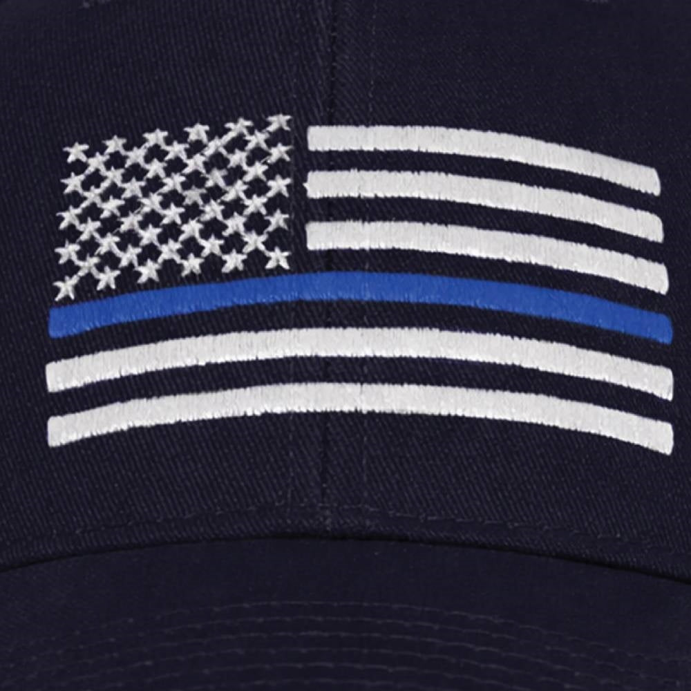 Rothco Thin Blue Line Flag Cap 99887