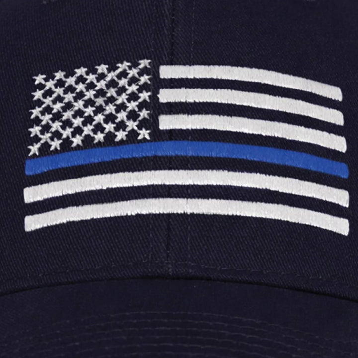 Rothco Thin Blue Line Flag Cap 99887