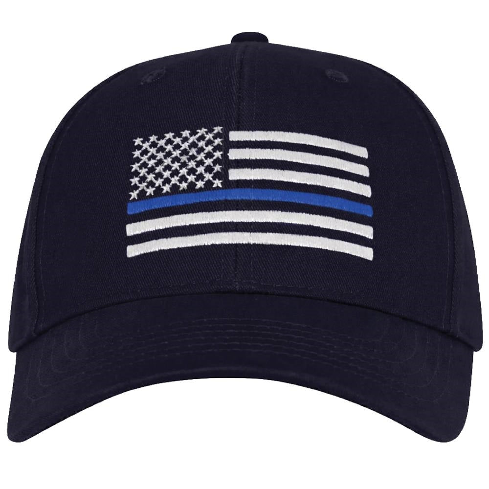 Rothco Thin Blue Line Flag Cap 99887