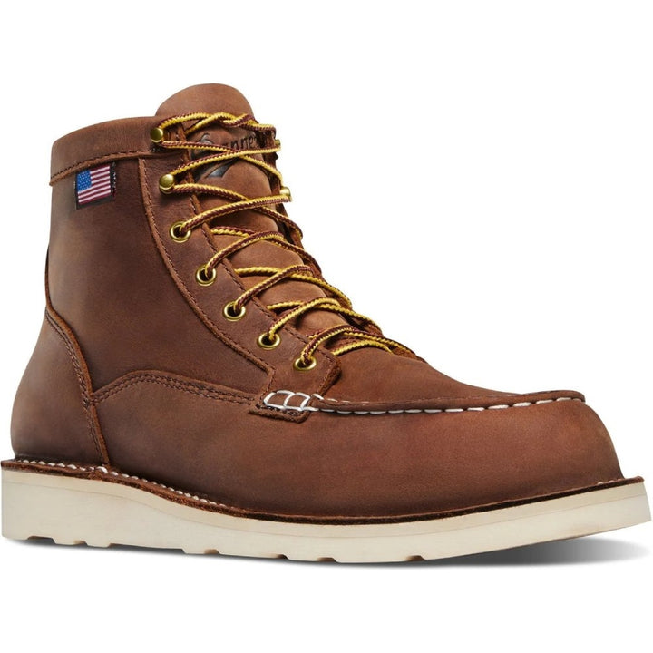 Danner Bull Run Moc Toe Plain Toe Wedge Sole Work Boot 15573
