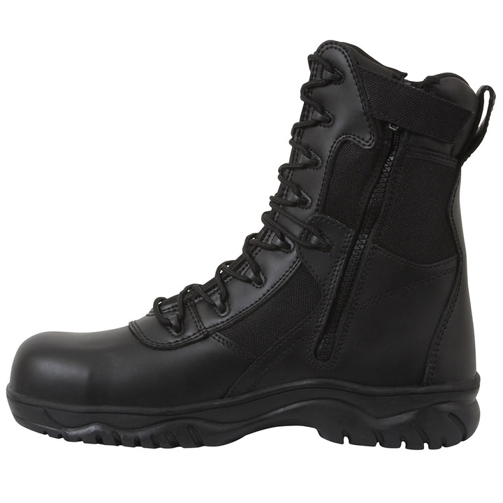 Rothco Black Forced Entry Side Zipper Composite Toe Tactical Boot-5063