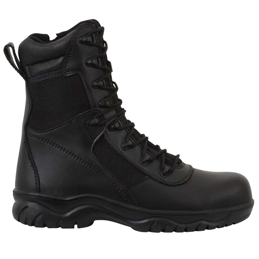 Rothco Black Forced Entry Side Zipper Composite Toe Tactical Boot-5063