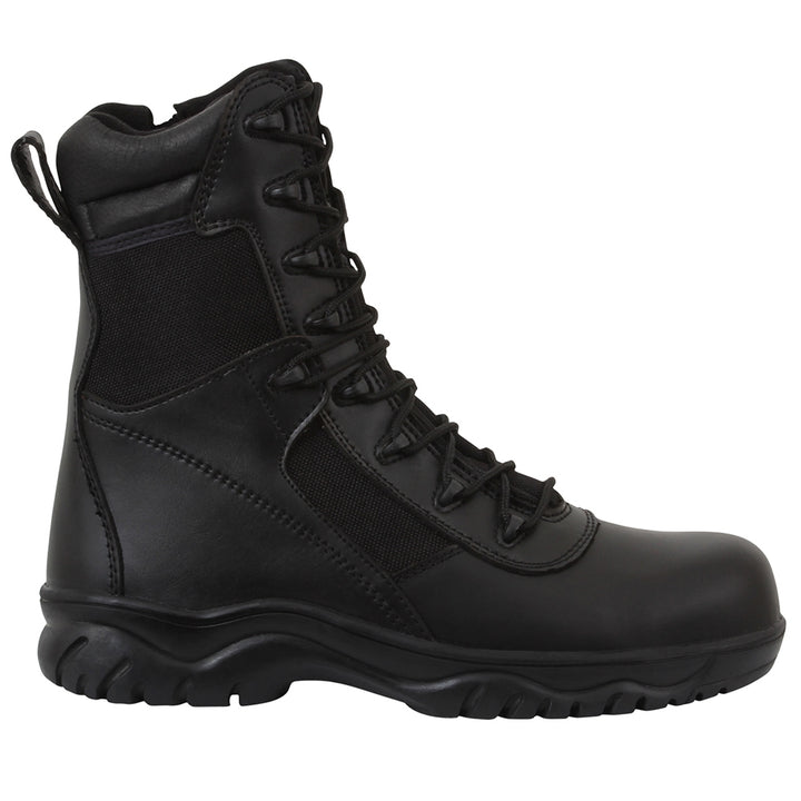 Rothco Black Forced Entry Side Zipper Composite Toe Tactical Boot-5063