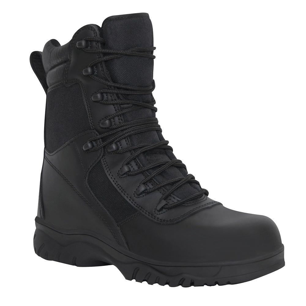 Rothco Black Forced Entry Side Zipper Composite Toe Tactical Boot-5063