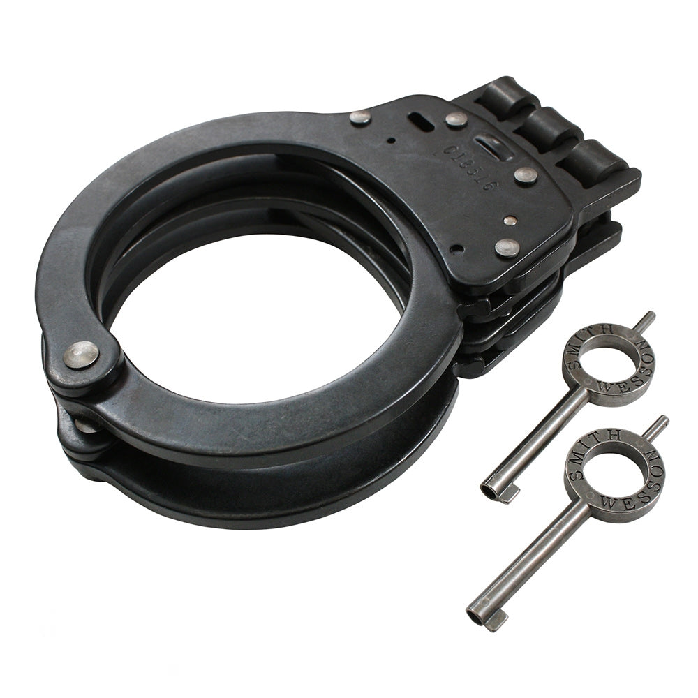 Smith  and  Wesson Black Hinged Handcuff - 10064