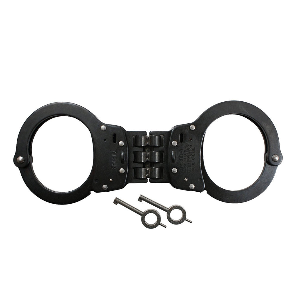 Smith  and  Wesson Black Hinged Handcuff - 10064