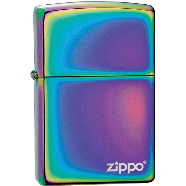 ZIPPO Logo Lighter with Spectrum Finish - 19003