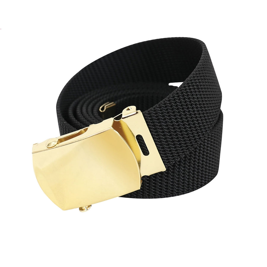 Rothco Black Nylon 54 Inch Web Belt 4624